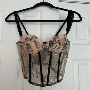 Lace corset